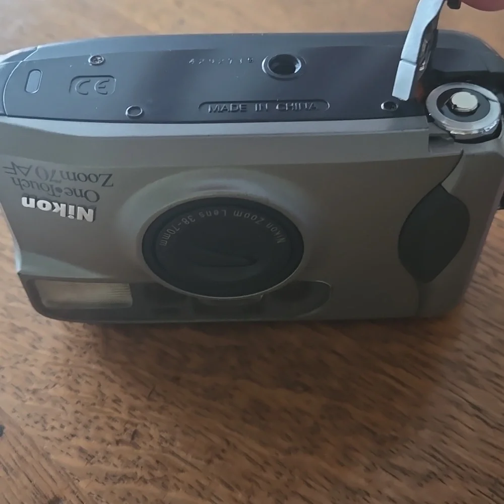 Nikon Camera One Touch Zoom 70 QD Black and Gray